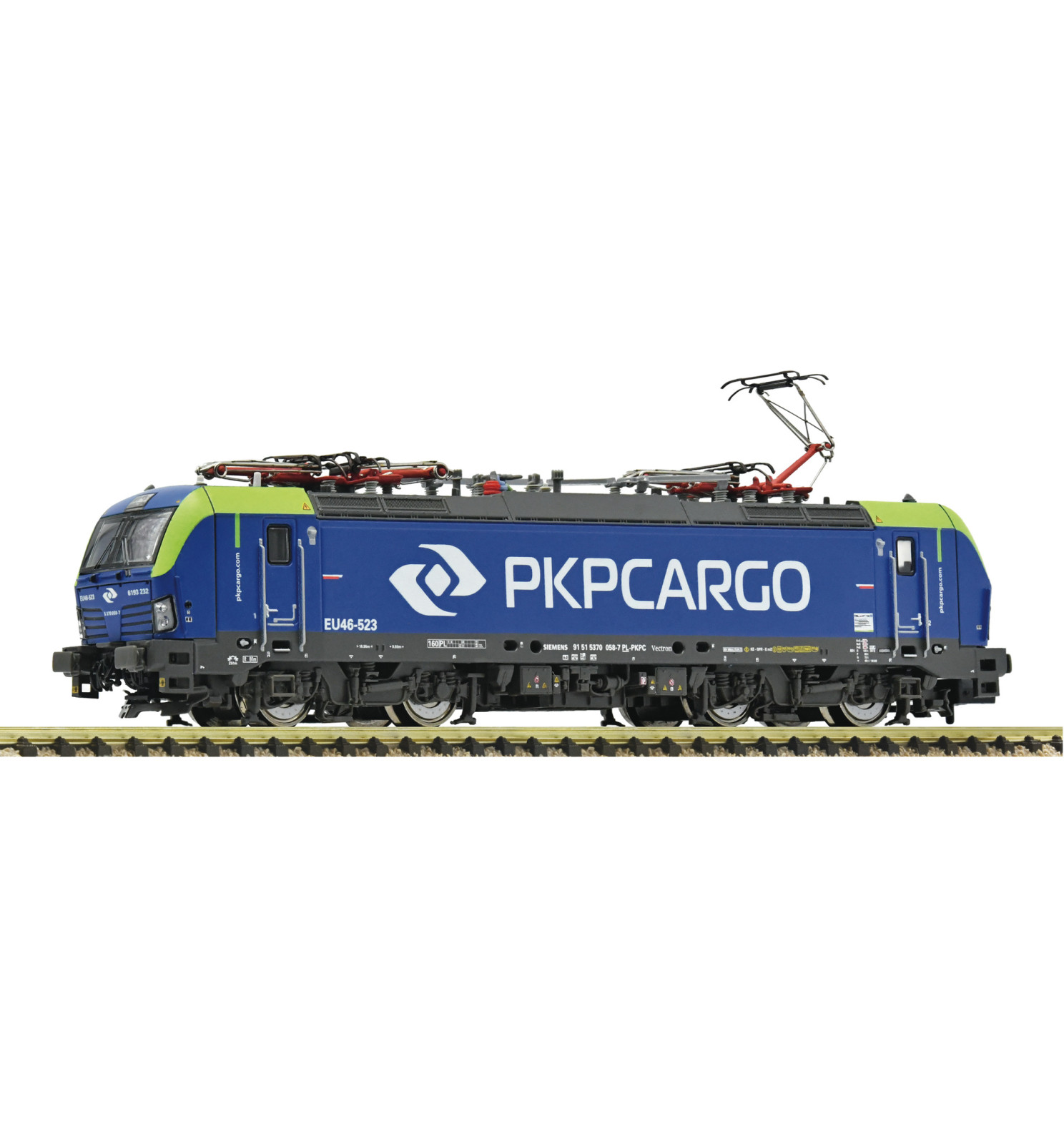 Fleischmann 7570028 - Elektrowóz Vectron MS EU46-523 PKP Cargo, epoka VI, DCC z dźwiękiem, skala N