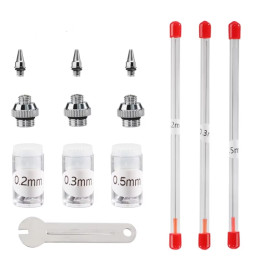 MXSD-235 - Zestaw dysz do aerografu 0,2 0,3 i 0,5 mm