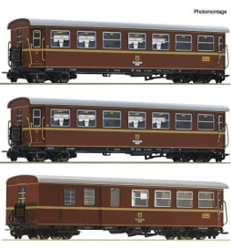 Roco 6240006 - Zestaw 3-częściowy: pociąg pasażerski „Ötscherbär”