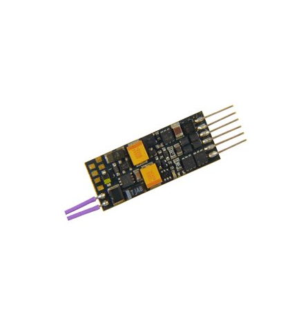 Zimo MX649N - Miniaturowy dekoder jazdy i dźwięku (1W) DCC NEM651 6-pin direct