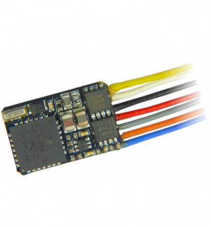 Dekoder jazdy i oświetlenia Zimo MX622 DCC 7-kabli