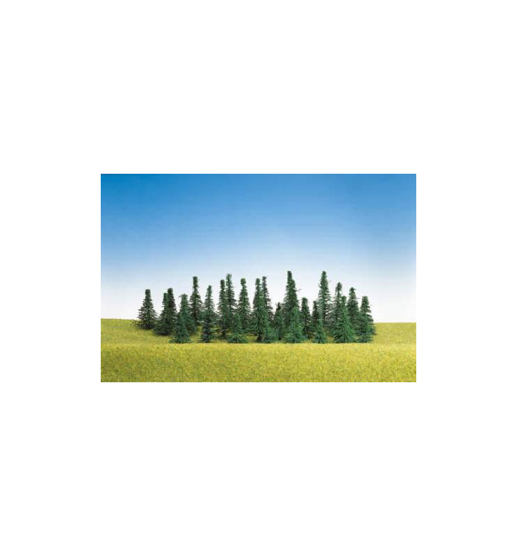 Drzewa (30 szt, 10x 3,5,7cm) - Faller 181440