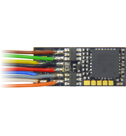 Zimo MX623 - Dekoder jazdy i oświetlenia DCC 7-kabli