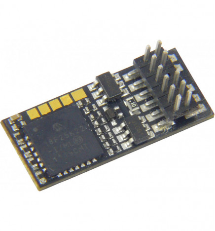 Dekoder jazdy i oświetlenia Zimo MX623P12 DCC PluX12 12-pin