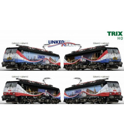 Trix 22862 - Lokomotywa elektryczna ES64 F4 - 213 "Linked by rail" Poznań - Rotterdam, DCC Sound