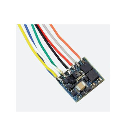 Dekoder funkcyjny LokPilot Fx Nano, MM/DCC, 8-pin NEM 652 z przewodami - ESU 53620