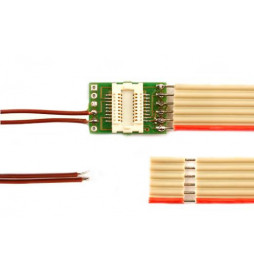 Płytka adapter do dekoderów Next18 z kablem 6-żył do NEM651 (Doehler & Haass N18-K-1)