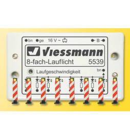 Viessmann 5040 - H0 Światła ostrzegawcze 8 sztuk z ukladem sterującym