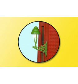 Viessmann 6013 - H0 gazu Lampa ścienna, LED warmw