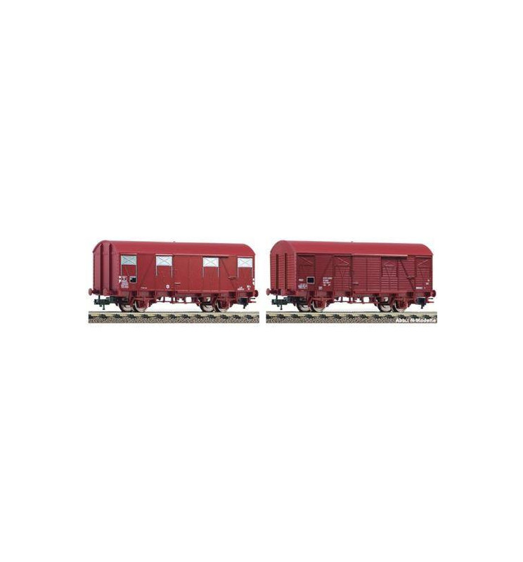 Fleischmann 531006 - Zestaw 2 wagonów krytych GS,SNCF