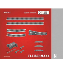 Fleischmann 919083 - Digital track set Ü1D