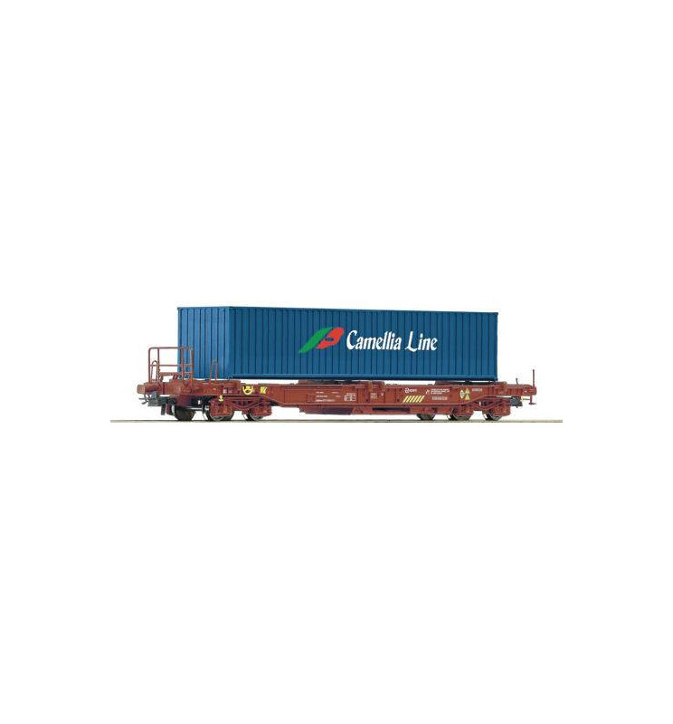 Roco 76751 - Wagon platforma kontenerowa Renfe z kontenerem Camellia