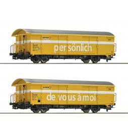 Roco 67183 - Zestaw 2 wagonów pocztowych Z2 SBB