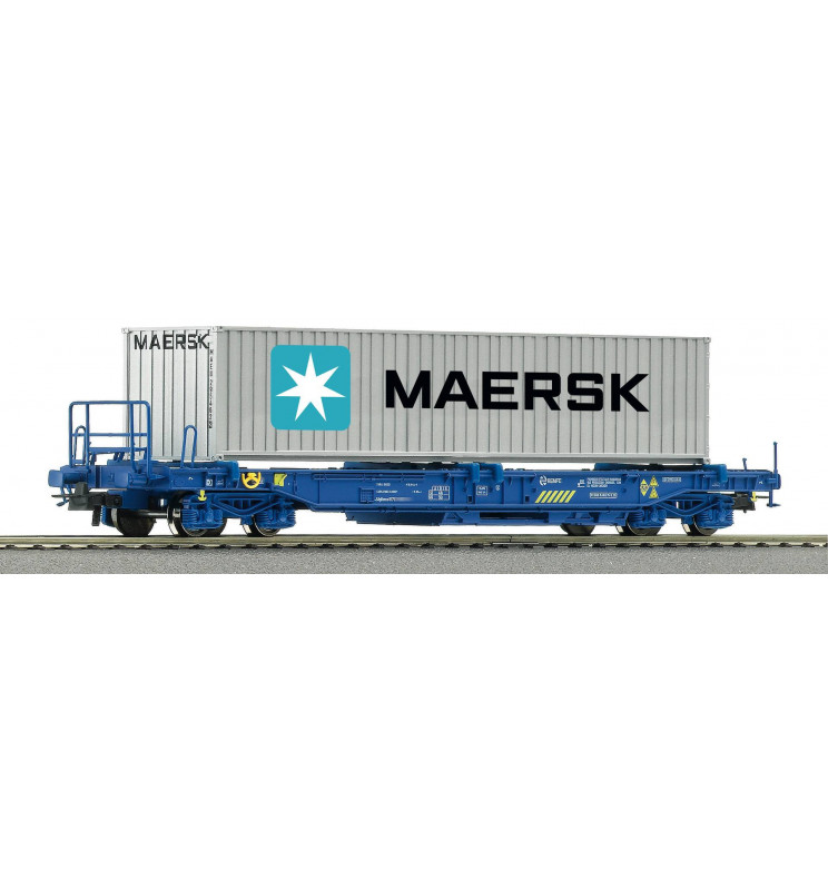 Roco 76752 - Wagon platforma kontenerowa Renfe z kontenerem Maersk