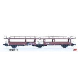 Exact-train EX20019 - Wagon autolaweta DB Laes 542 do transportu samochodów 21 RIV 80 DB 413 0 110-0