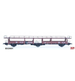 Exact-train EX20001B - Wagon towarowy DB Offs 55 Autotransporter 631 708 Originalversion ABC Raster
