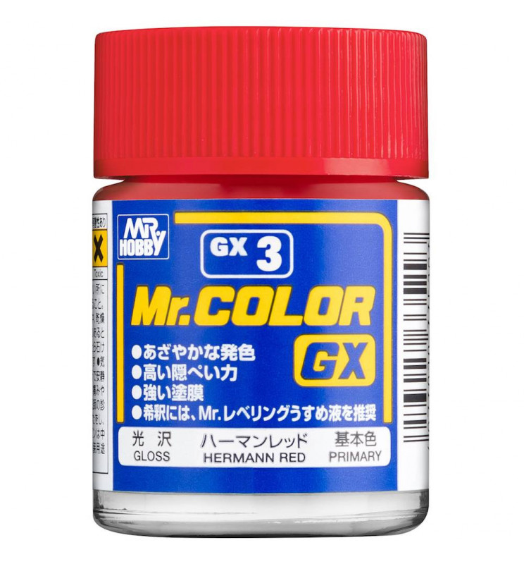 Mr.Hobby GX-3 - Farba Mr. Color, Red