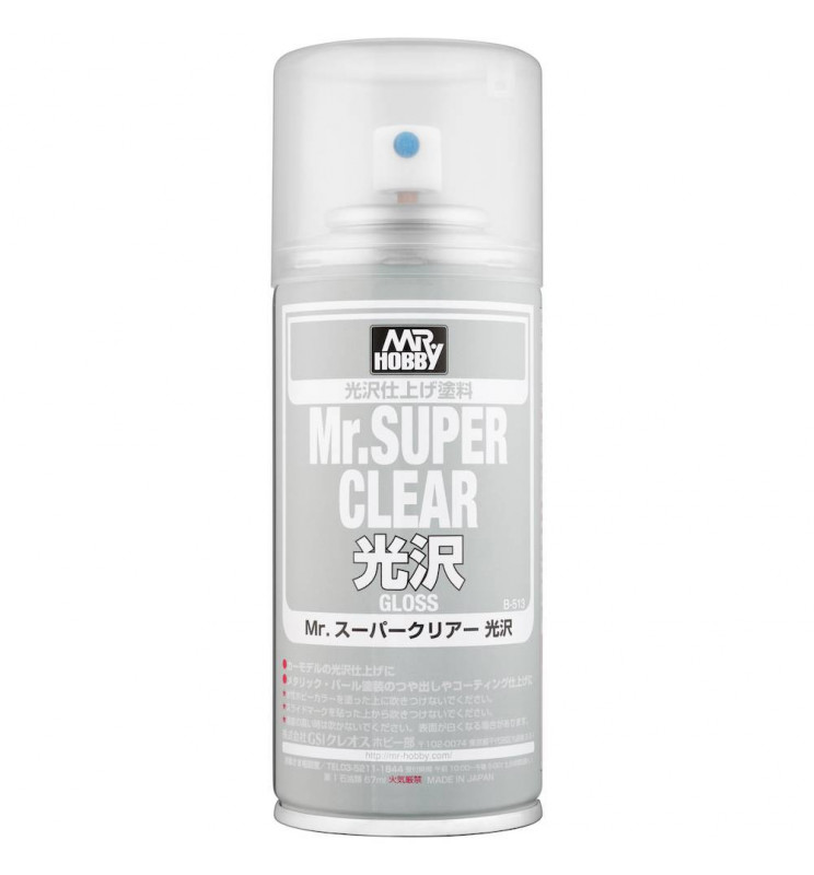 Mr.Hobby B-513 - B-513 Mr.Super Clear Gloss, lakier bezbarwny - połysk
