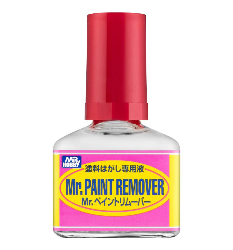 Mr.Hobby T-114 - T-114 Mr. Paint Remover (40 ml), preparat do usuwania farb