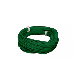 Cienki i elastyczny przewód jednożyłowy do dekoderów i modeli, ø0,5mm, AWG36, 2A, zielony / 10m (ESU 51945)