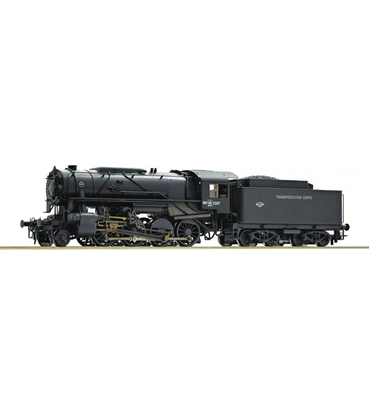 Roco 78163 - Wojenna lokomotywa parowa S160 SNCF, wersja AC z dźwiękiem