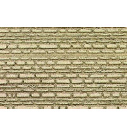 Heki 70142 - Mur z piaskowca N/Z 28x14 cm, H0