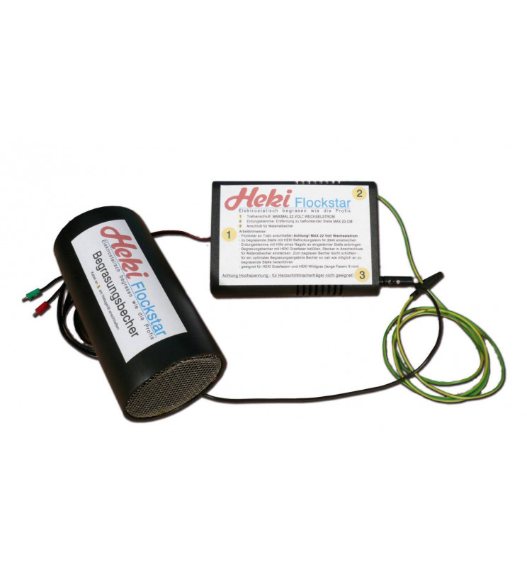 Heki 9500 - Flockstar - Wysiewacz trawy elektrostatycznej