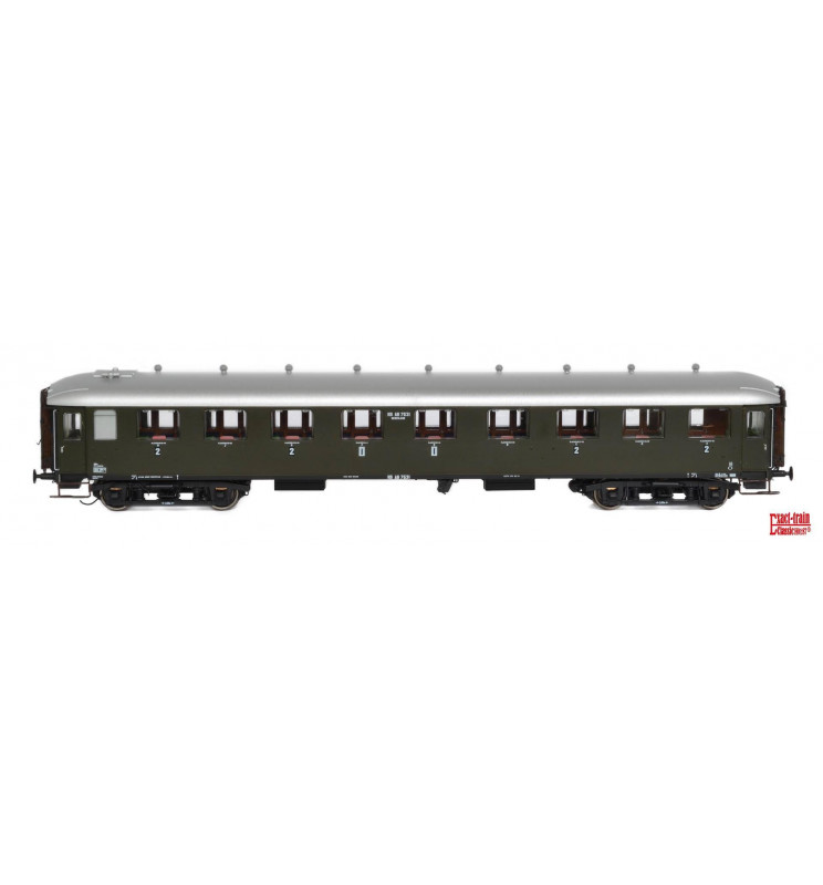 Exact-train EX10008 - Wagon pasażerski DR 204-405 (EX NS AB7543) zielony