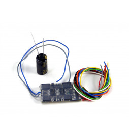 Dekoder jazdy i oświetlenia Zimo MX632V DCC 11-kabli wersja niskonapięciowa 1,5V 