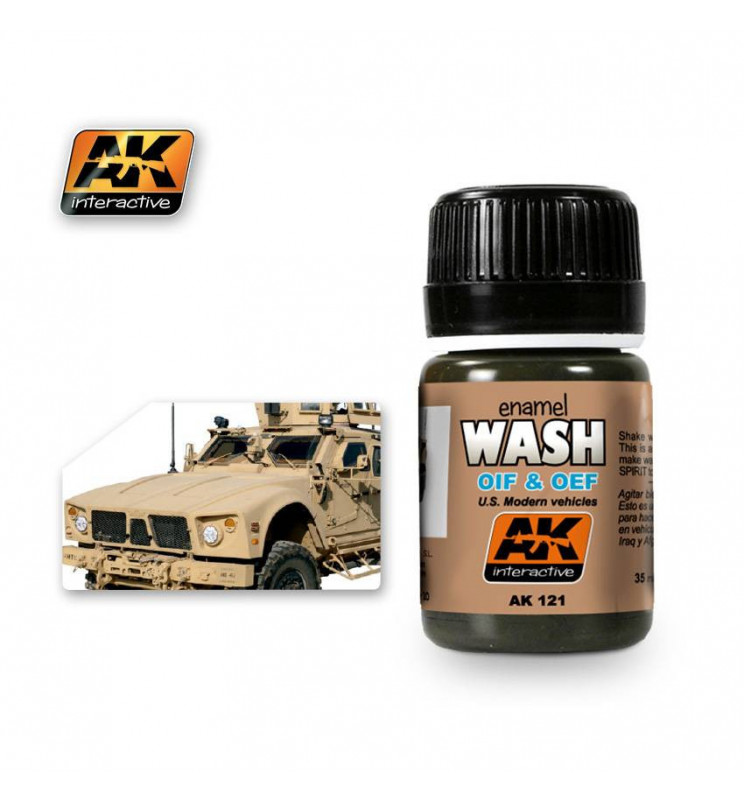 AK-121 - WASH FOR OIF & OEF - US VEHICLES ( AK Interactive 121 )