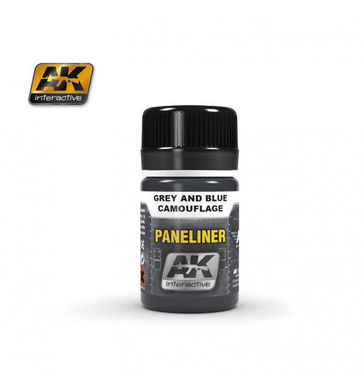 AK-2072 - PANELINER FOR GREY AND BLUE CAMOUFLAGE ( AK Interactive 2072 )