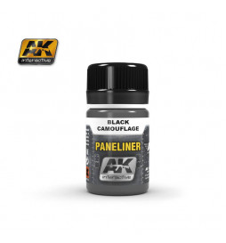 AK-2075 - PANELINER FOR BLACK CAMOUFLAGE ( AK Interactive 2075 )