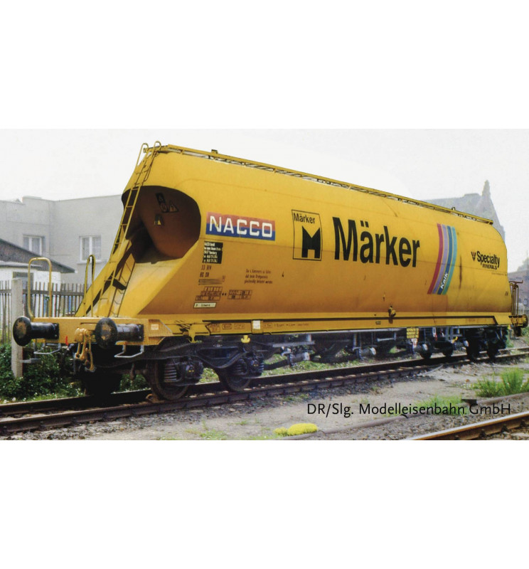Roco 67289 - Wagon towarowy, silos do materiałów sypkich, Nacco, DB AG