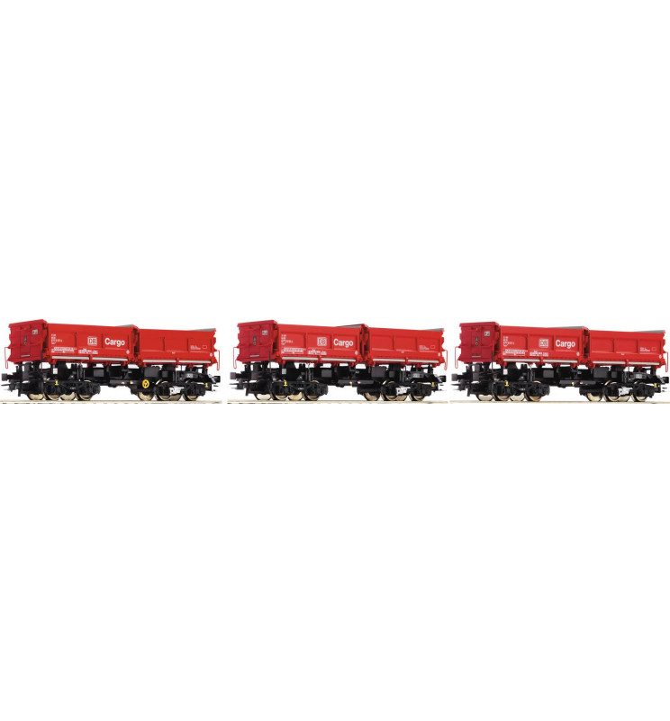 Roco 67199 - Zestaw 3 wagonów samowyładowczych DB Cargo