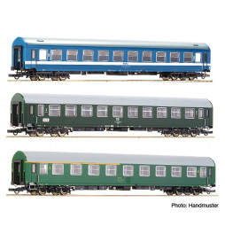Roco 64195 - Zestaw wagonów pociągu Meridian, część 1