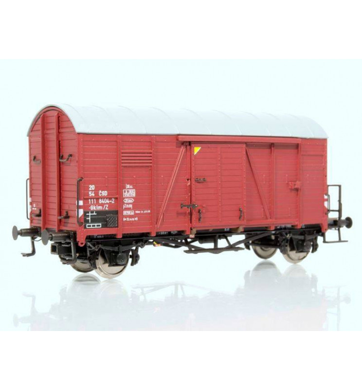Exact-train EX20236 - Wagon towarowy CSD Oppeln mit Bremserbühne (Blechdach) Epoche 4