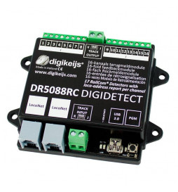 Digikeijs DR5088RC - 16-kanałowy moduł informacji zwrotnej RailCom Detector