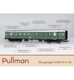 ESU 36154 - Wagon służbowy WGye831, 43-591, DB, ep. IV, beżowo-niebieski
