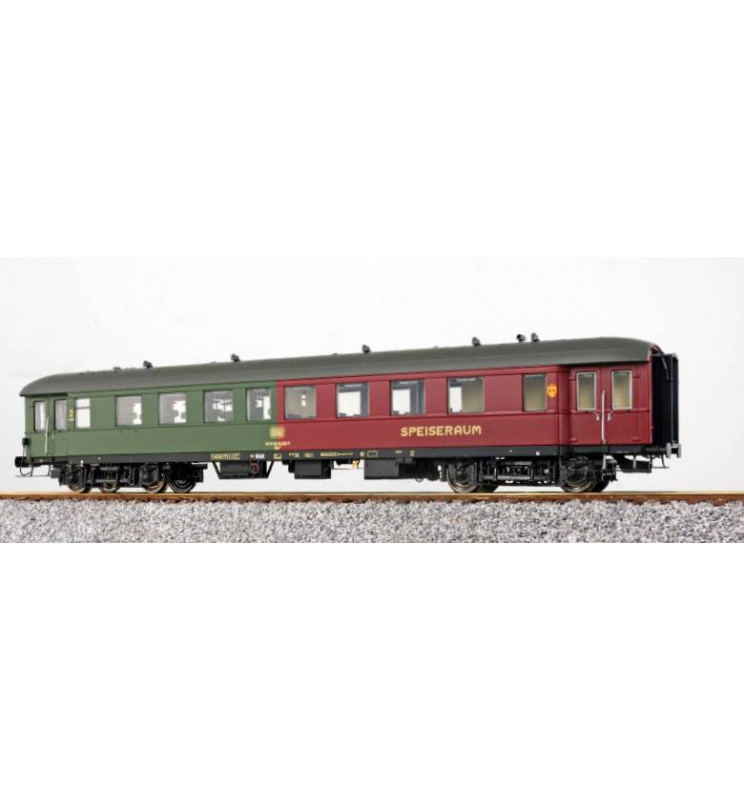 ESU 36158 - Wagon pasażerski z przedziałem barowym BRye 693, 85-53 018, DB, ep. IV, zielono-czerwony