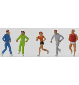 Vollmer 42243 - H0 Set Fitness figures, 5 pieces