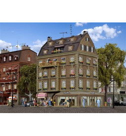 Vollmer 43783 - H0 Café with interior and LED-lighting,