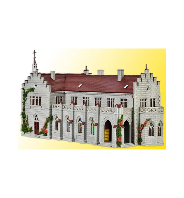 Vollmer 43860 - H0 Monastery with graveyard and accessories