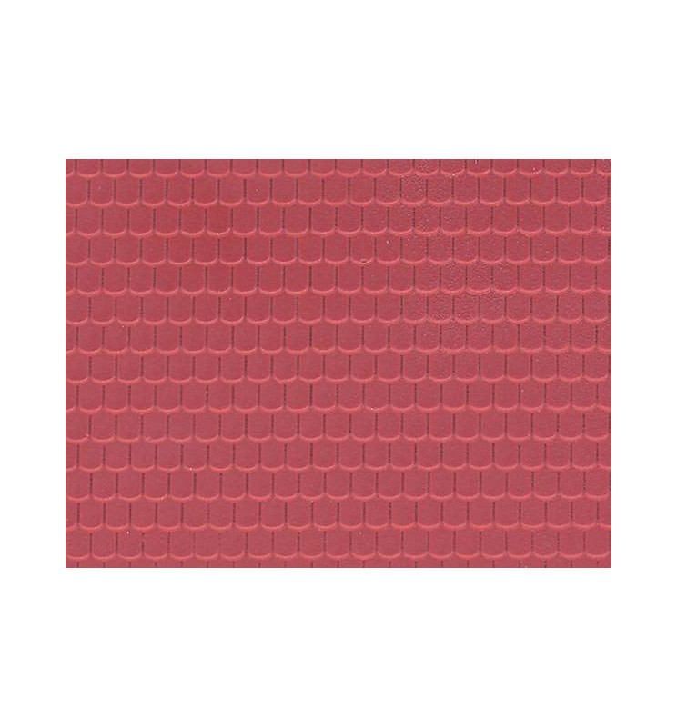 Vollmer 46026 - H0 Roof panels brick of plastic, 21,8 x 11,9 cm