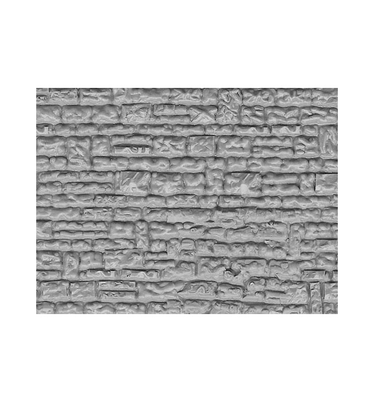 Vollmer 46031 - H0 Wall plate cut-stone of plastic, 21,8 x 11,9 cm