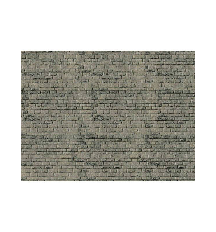 Vollmer 47368 - N Wall plate cut stone natural of cardboard, 25 x