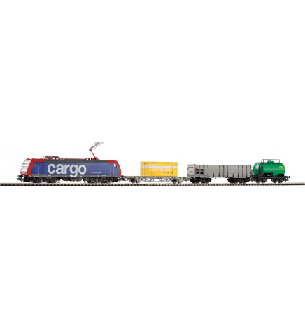 Piko 57187 Zestaw Startowy Towarowy SBB Cargo z BR185 + 3 Wagony