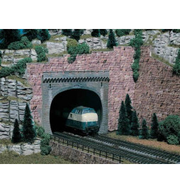 Vollmer 47812 - N Tunnel portal, double track, 2 pcs.