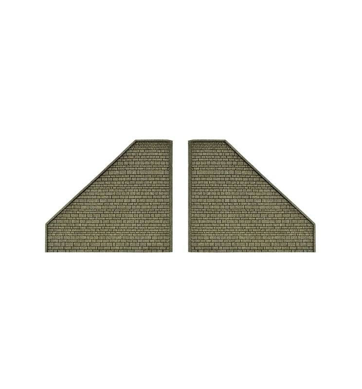 Vollmer 48601 - N Retaining wall, suitable for 48600, 2 pieces