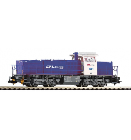 ~Spalinow. G1206 CFL Cargo blau VI + lastg. Dec. - Piko 59294