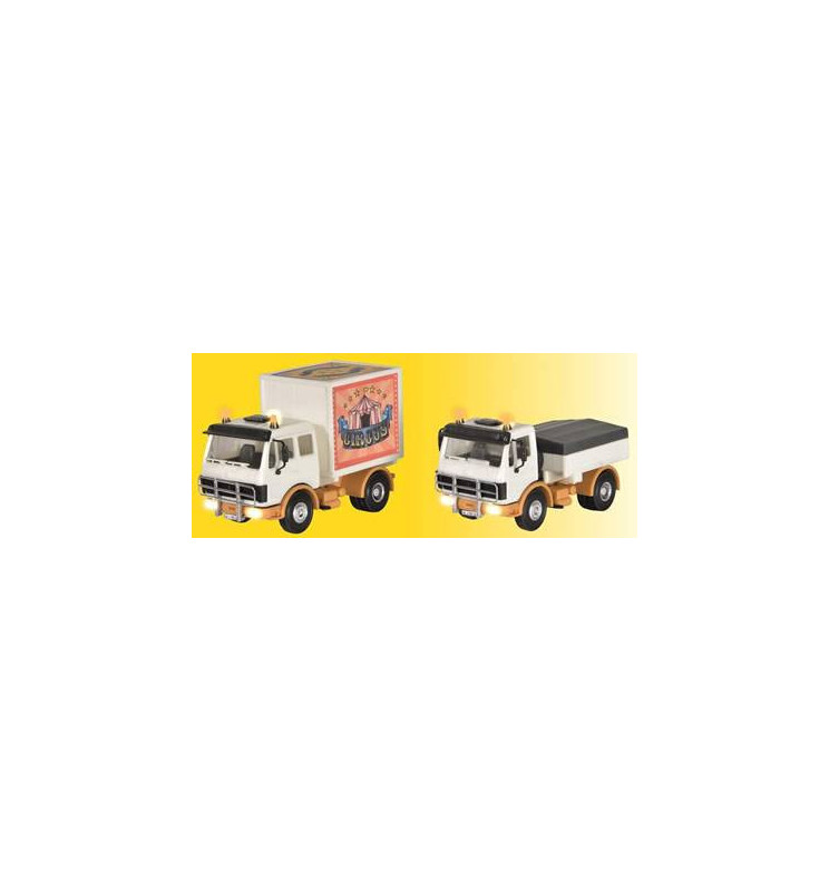 Kibri 11004 - H0 Truck for funfair trailers, with front-, rear-